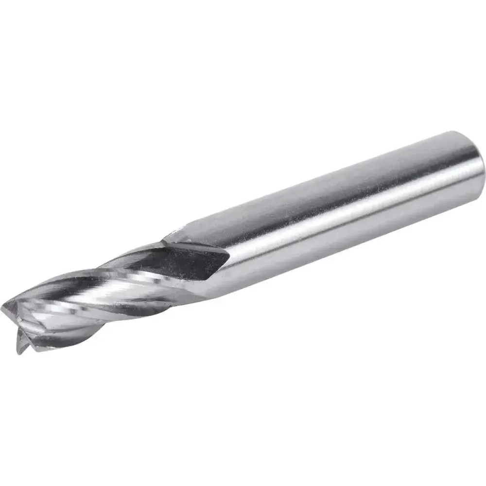 Fresa de topo reto aço rápido 5/16” haste 3/8” Worker — fotografia 9