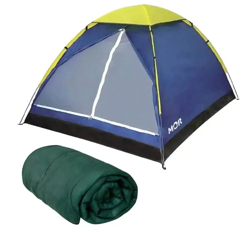 Barraca para Camping até 4 Pessoas com Saco de Dormir MOR — fotografia 2