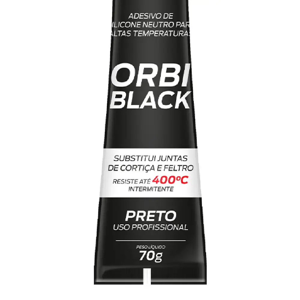 Adesivo de silicone neutro para altas temperaturas 70G 11455 Orbi — fotografia 3