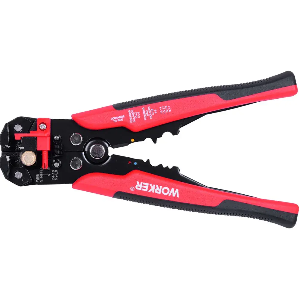Alicate desemcapador de fios automático e crimpador 8MM Worker — fotografia de referência