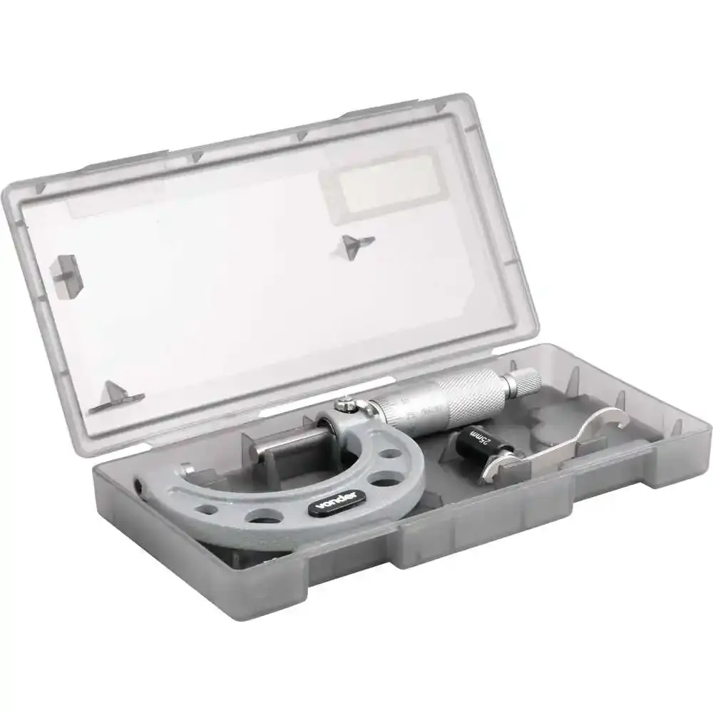 Micrometro Externo 25 mm a 50 mm 0,001mm MC-050 VONDER — fotografia 4