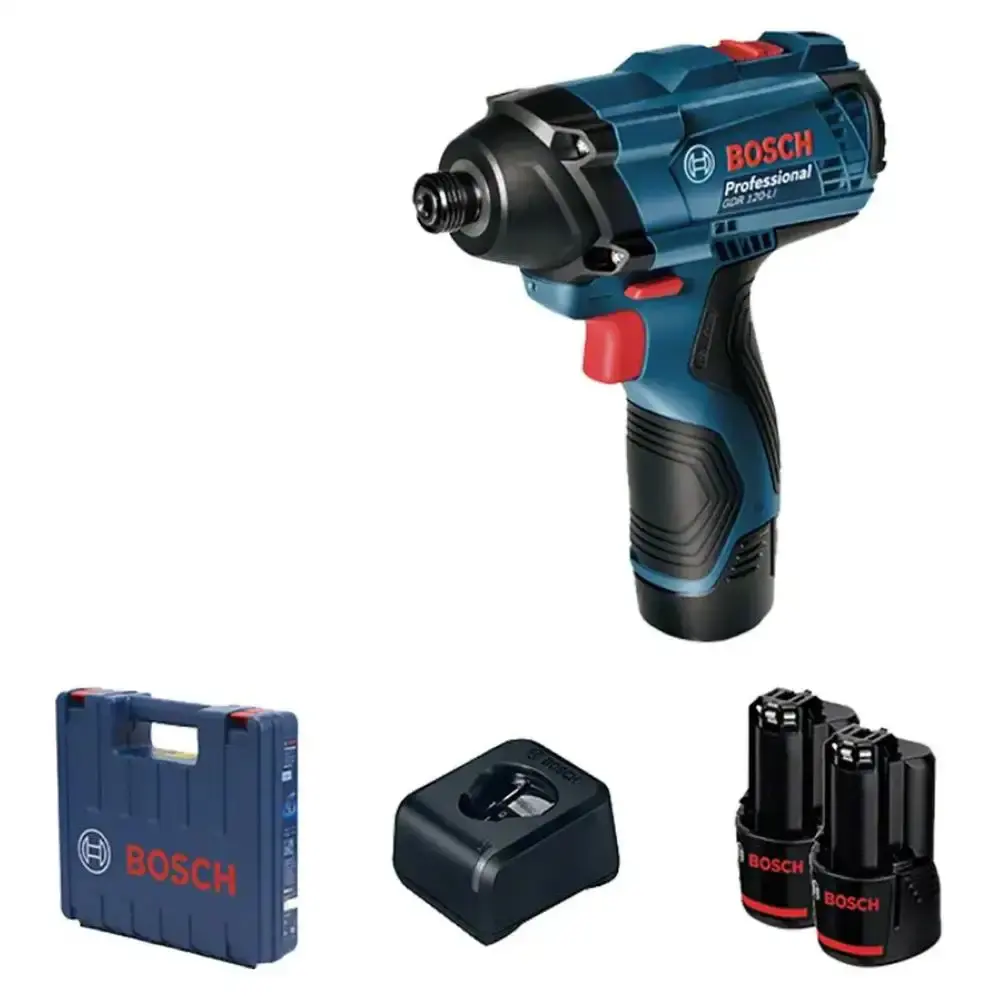Chave de impacto Bosch GDR 120-LI, 12V, 2 baterias e maleta BOSCH — fotografia 2