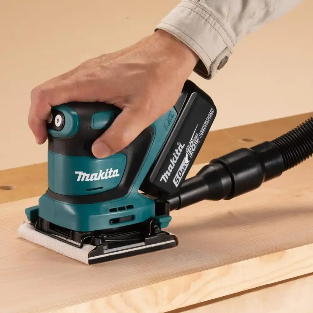 Lixadeira orbital 171MM a bateria 18V 5,0AH LXT Makita — fotografia 5
