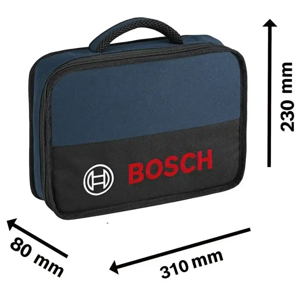 Bolsa para ferramentas com 2 baterias 2AH 12V e carregador bivolt Bosch — fotografia 6