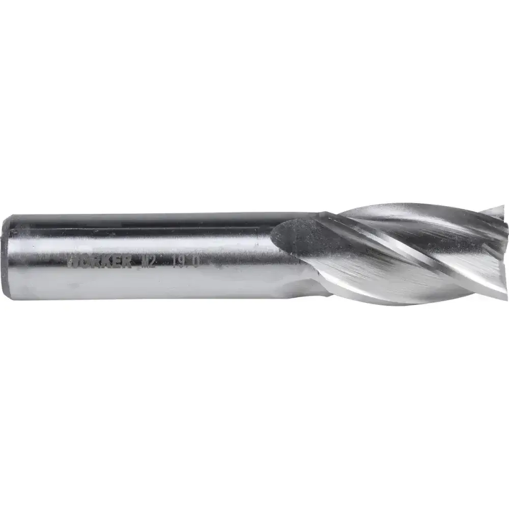Fresa de topo reto aço rápido 19MM haste 16MM Worker — fotografia 6