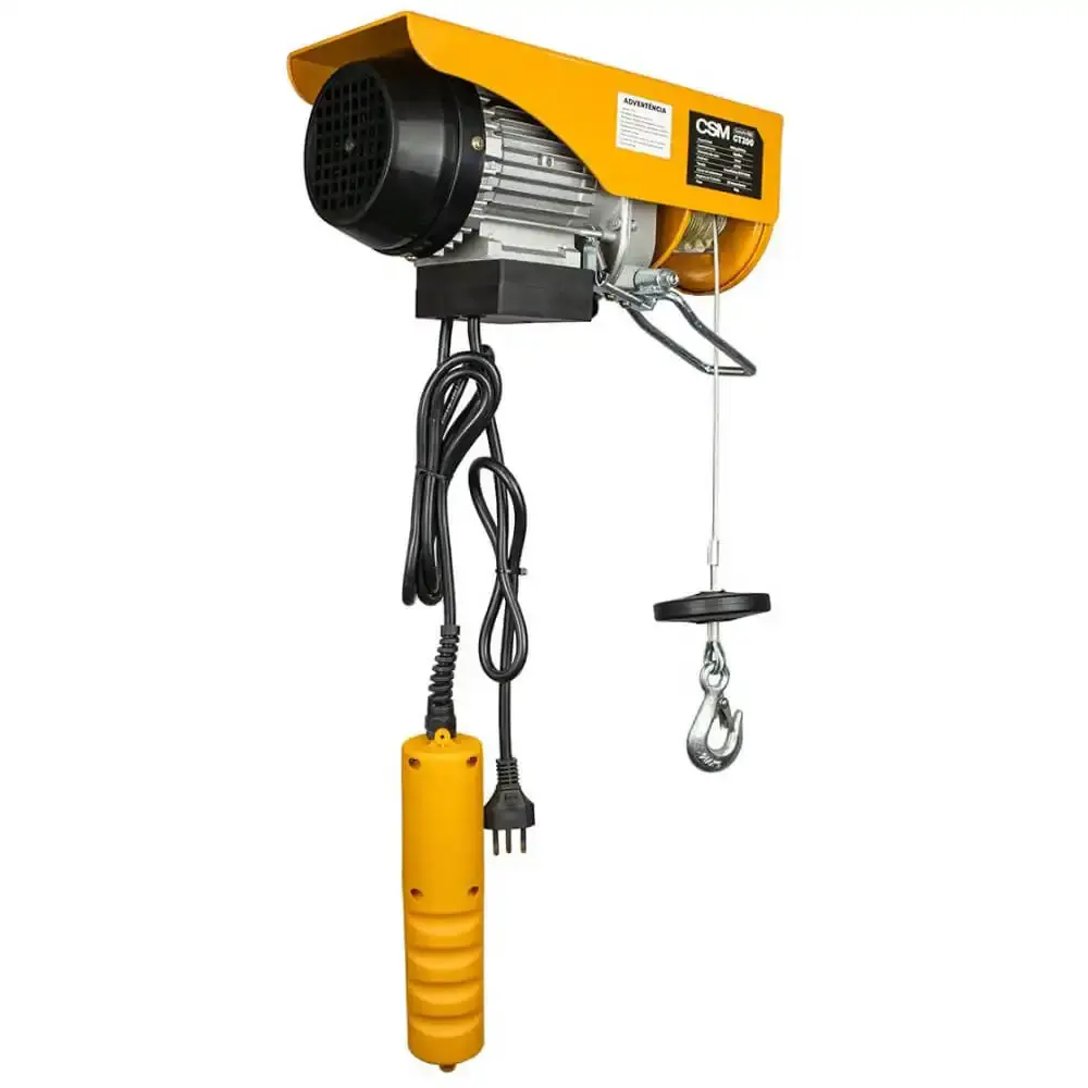 Guincho elétrico 100 a 200 KG monofásico TEC GT CSM 110 V — fotografia 4