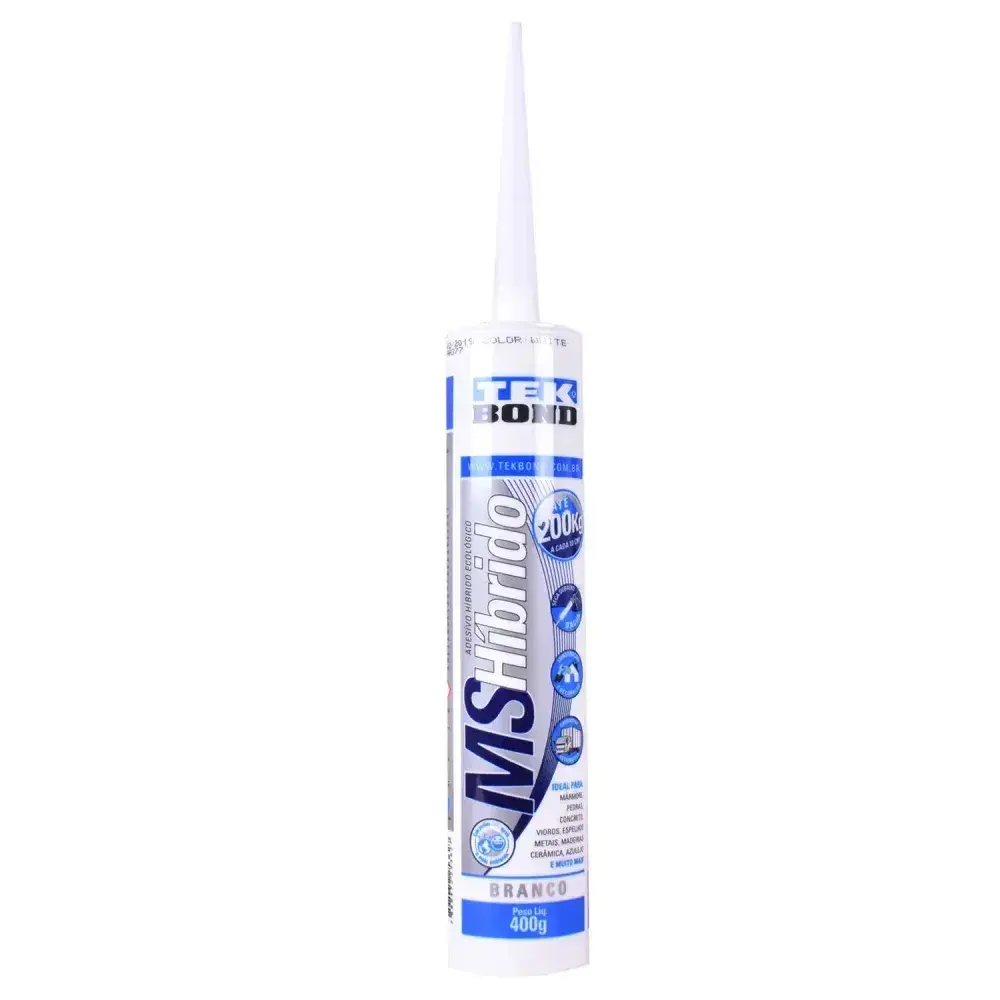 Adesivo híbrido ms branco profissional 400G Tekbond — fotografia 5