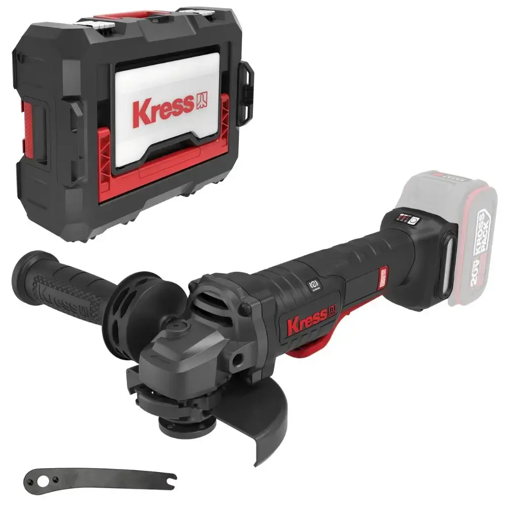 Esmerilhadeira angular 5 POL 20V sem bateria e carregador KUH04.91.3 Kress — fotografia de referência