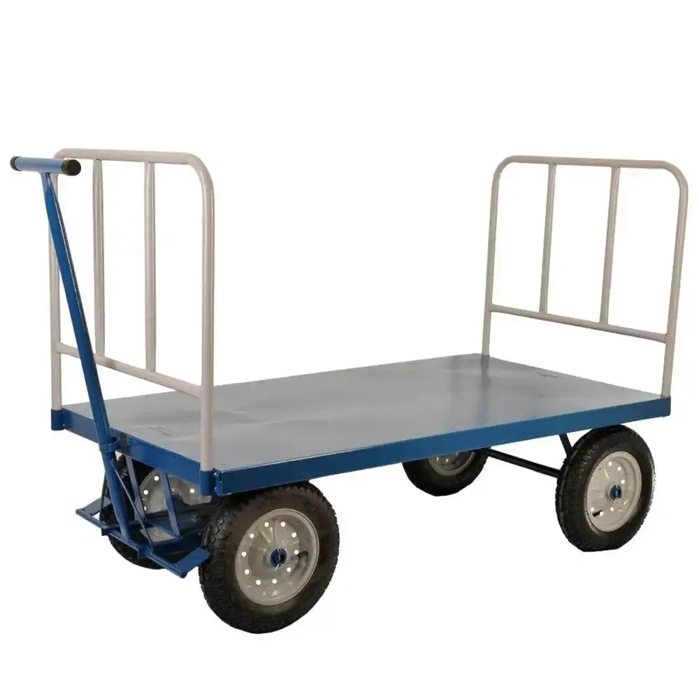 Carrinho plataforma com grade 800KG PLA-800G Fercar — fotografia de referência