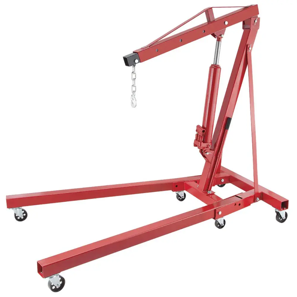 Guincho girafa vermelho bomba dupla 2 toneladas 495MM Worker — fotografia de referência