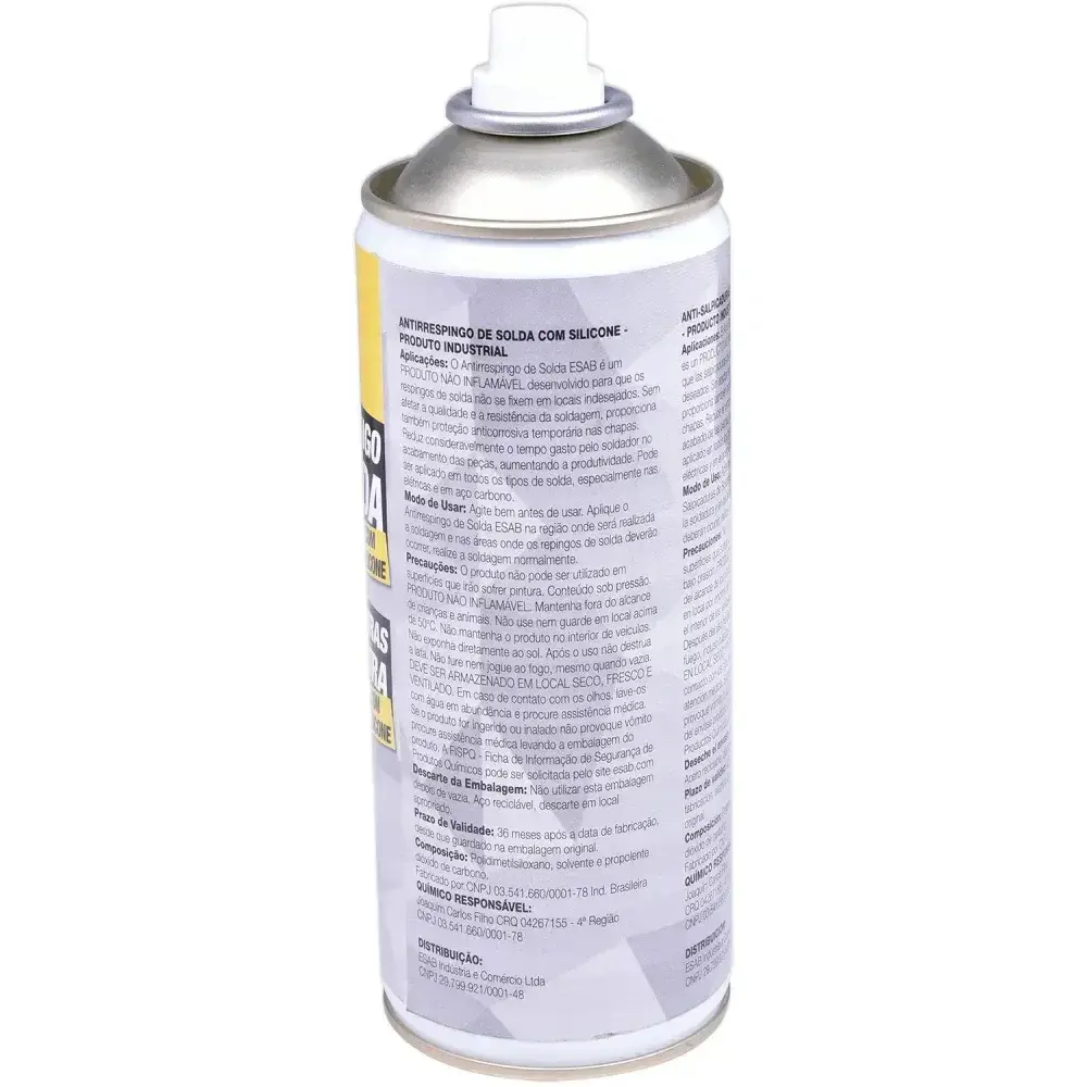 Anti respingos de solda com silicone 400 ml Esab — fotografia 8