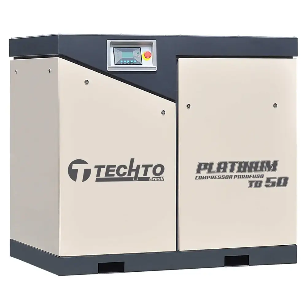 Compressor de parafuso platinum 50HP 10BAR 380V TB50 techto — fotografia de referência