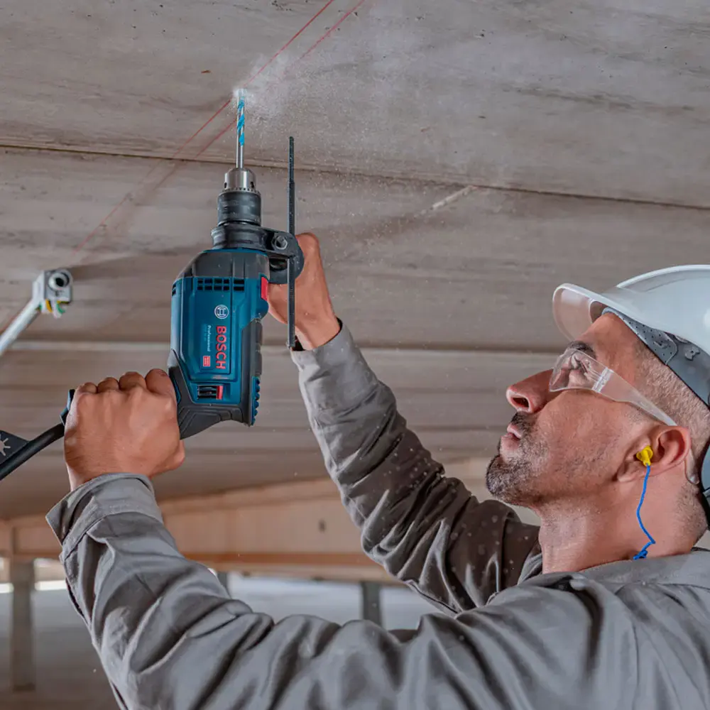 Furadeira de impacto 1/2 pol 850W variável e reversível com maleta GSB16RE Bosch 110 V — fotografia 4