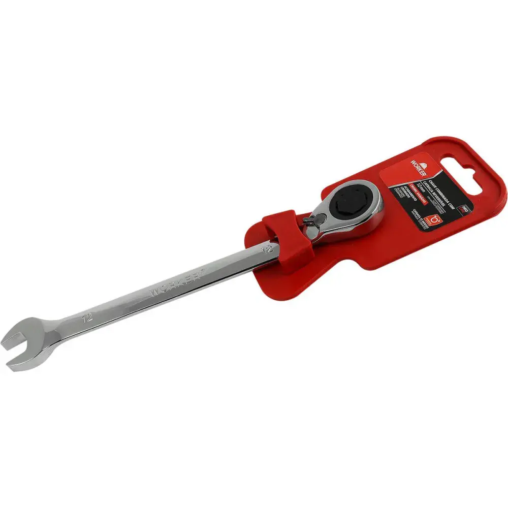 Chave combinada com catraca reversível 12MM Worker — fotografia de referência