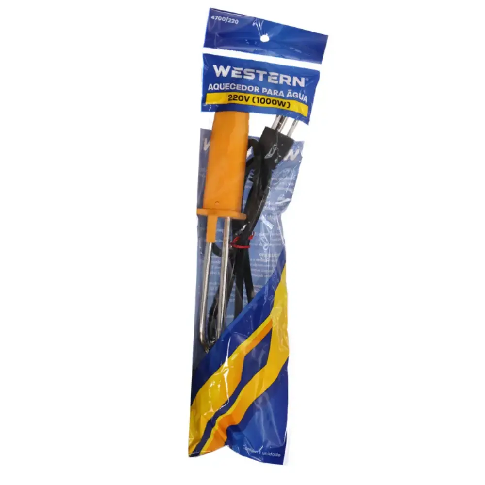 Ebulidor aquecedor de líquido 1000W Western 110 V — fotografia 3