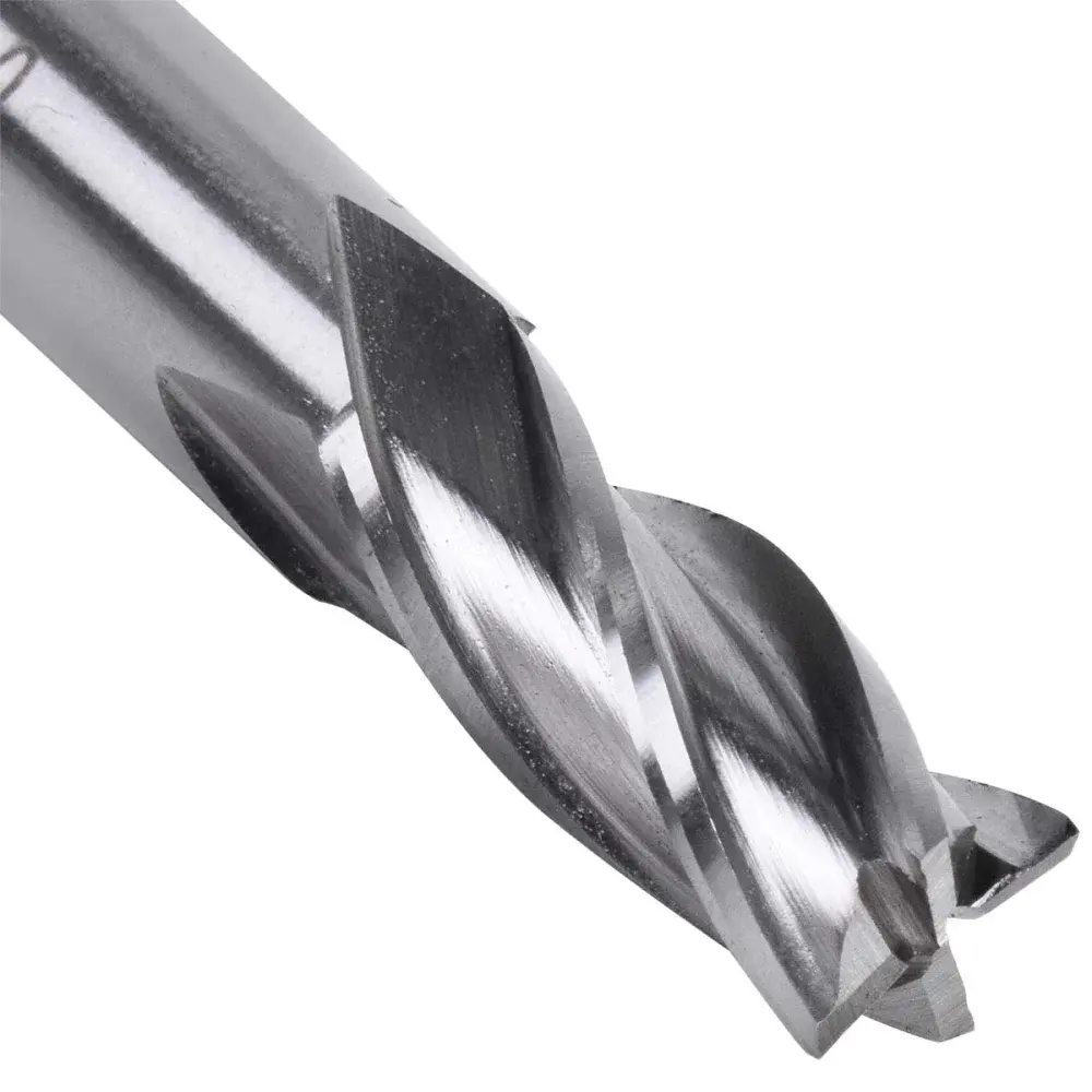 Fresa de topo reto aço rápido 10MM haste 10MM Worker — fotografia 5