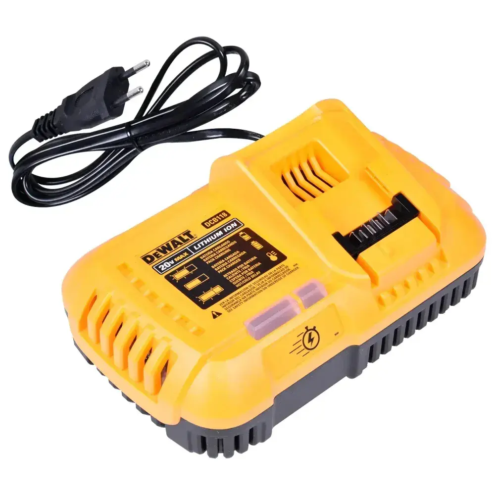 Carregador rápido flexvolt 20 a 60V DCB118-BR Dewalt — fotografia 8