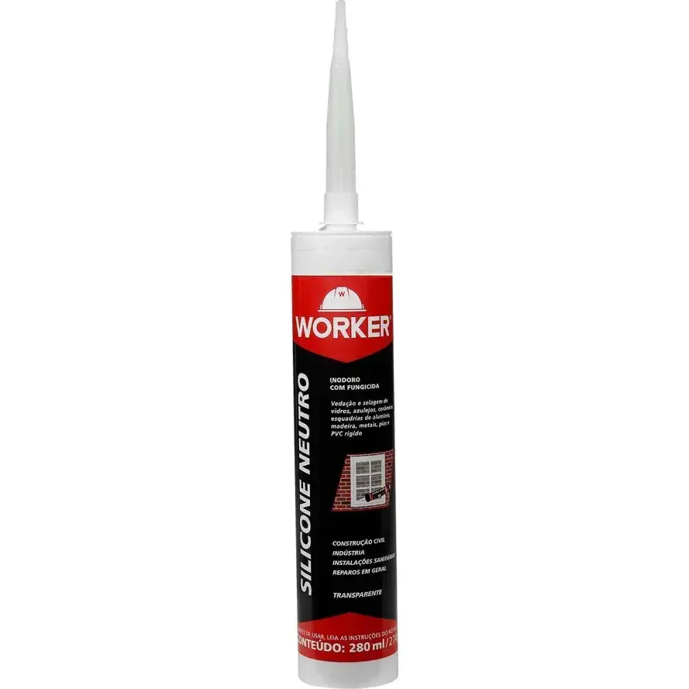 Silicone neutro transparente 280ML 274G Worker — fotografia 7