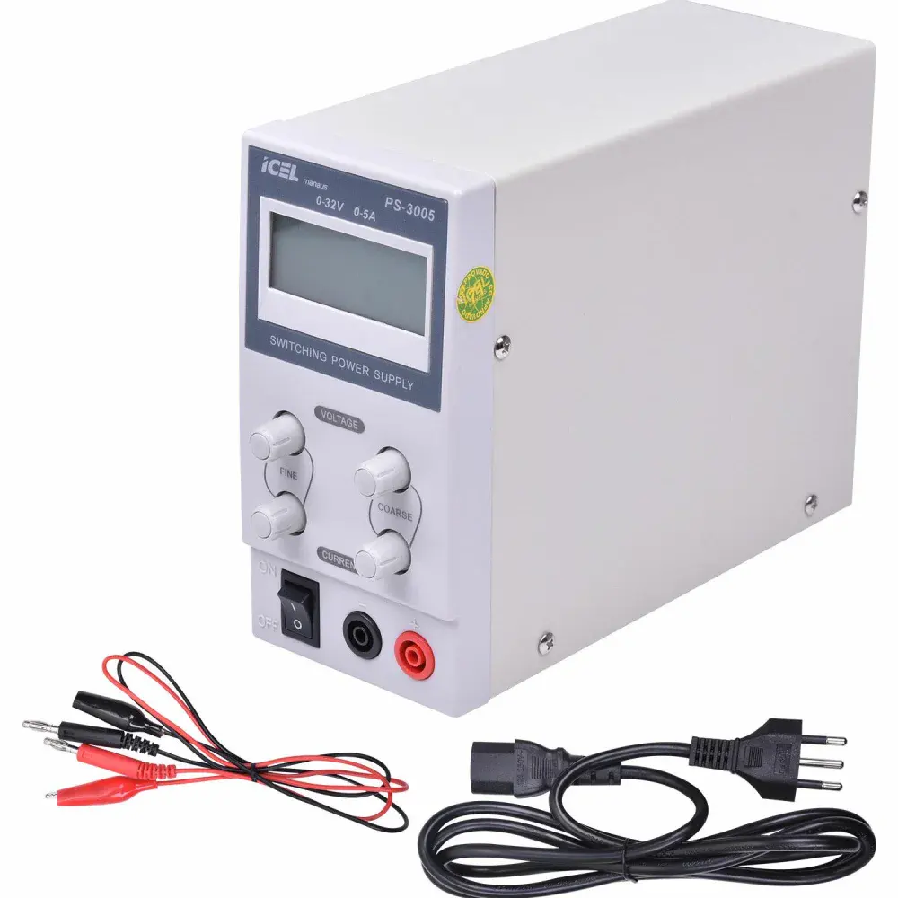 Fonte de alimentação bivolt 5A PS-3005 Icel