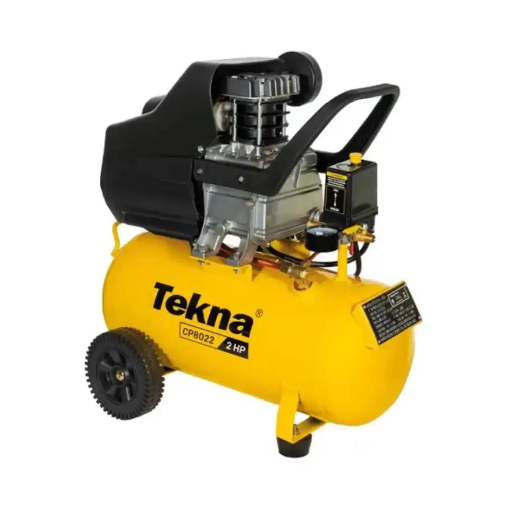 Compressor de ar 2 HP 20 litros 8 PÉS com kit multiuso 220V CP8022 Tekna — fotografia 4
