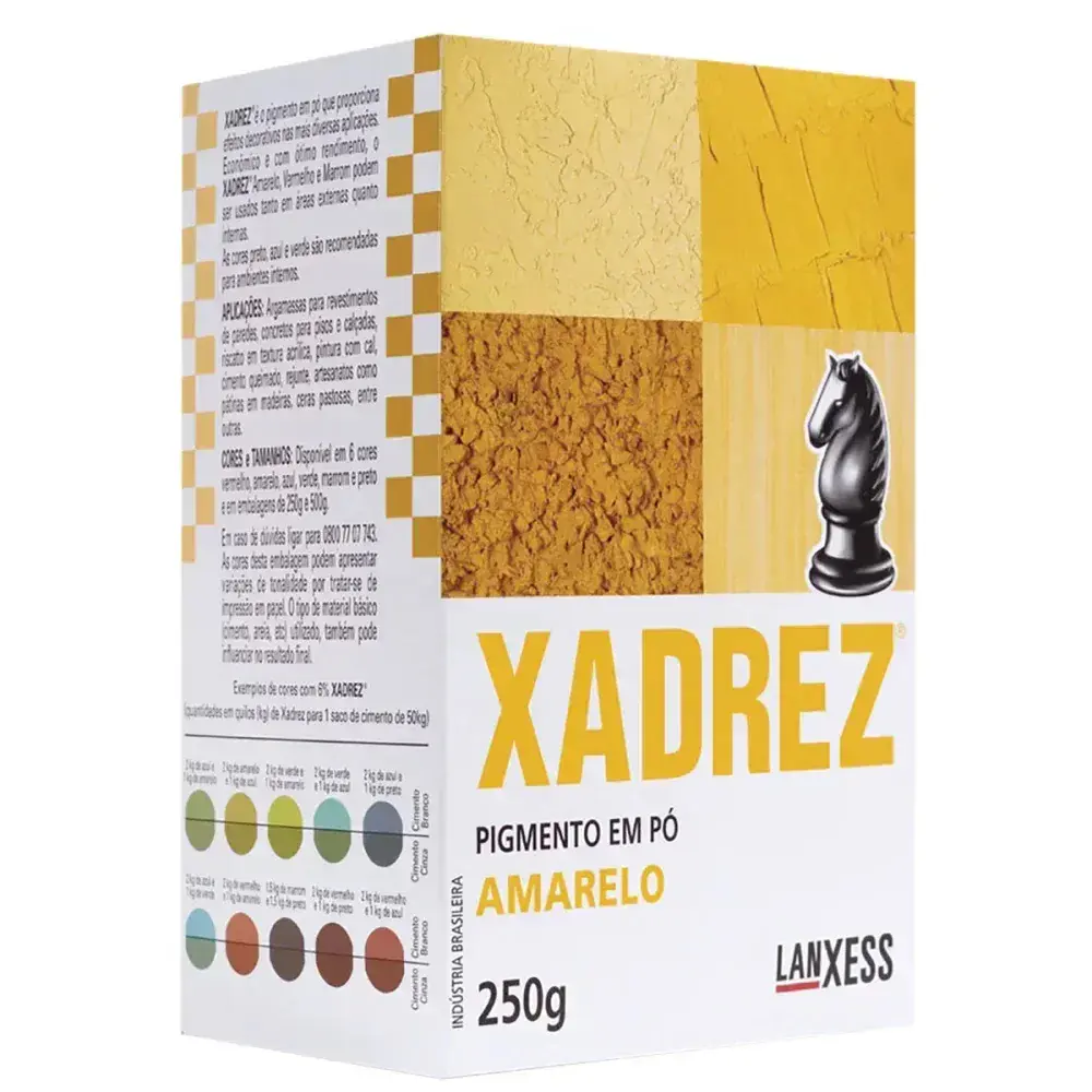 Pó amarelo rez 250G Xadrez — fotografia 2