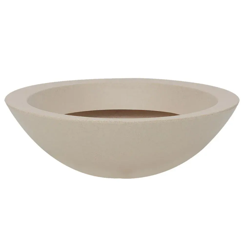 Vaso malta bowl em granito areia 36X12CM 6L Vasart — fotografia de referência
