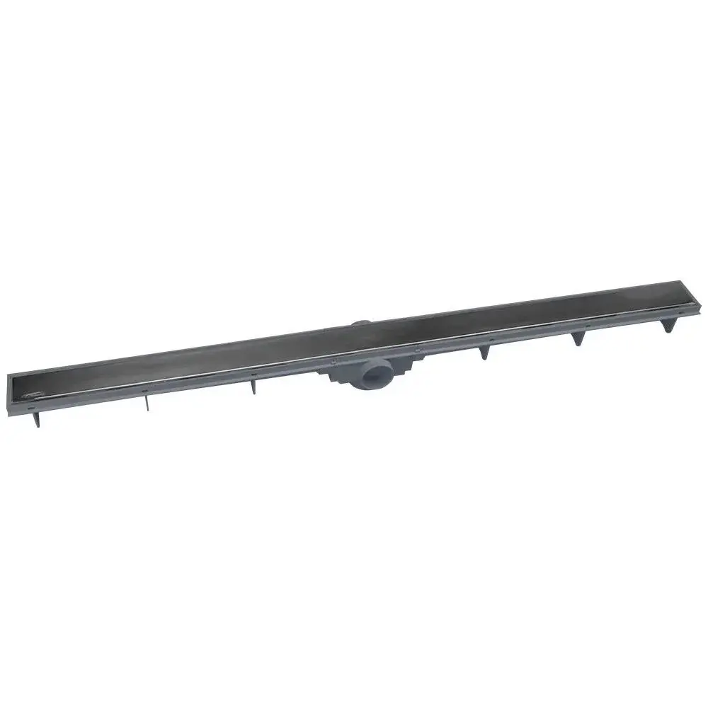 Ralo linear flat Amanco 90CM grelha inox Amanco — fotografia de referência