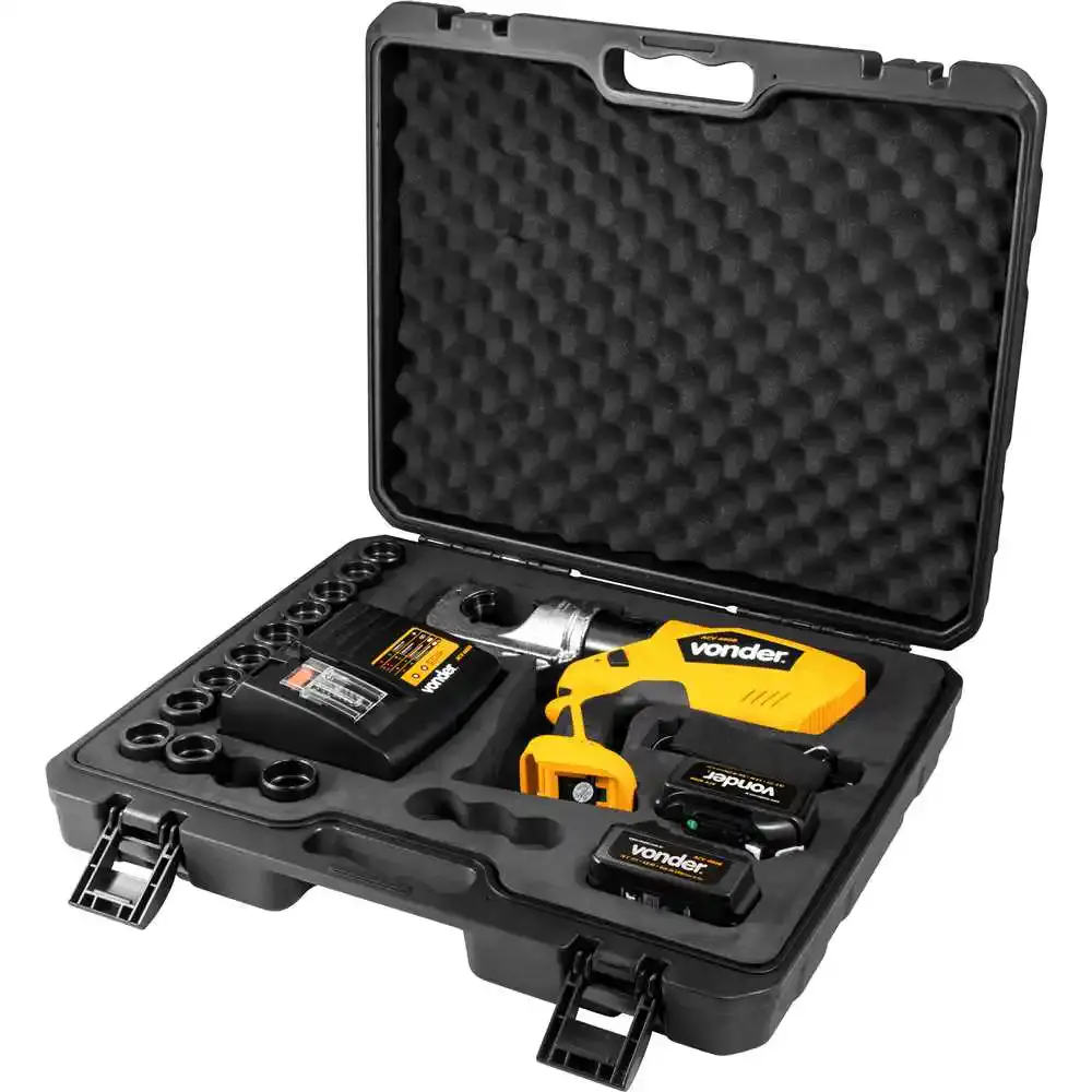 Alicate crimpador hidráulico a bateria 18V ACV-400B Vonder — fotografia 6