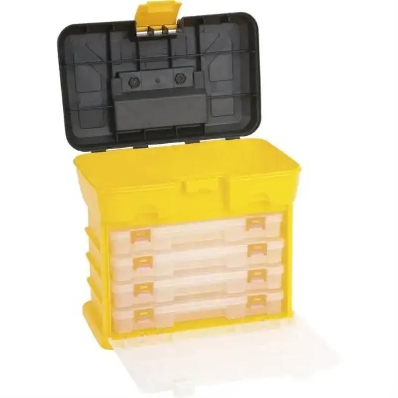 Organizador plástico com 4 bandejas e compartimento OPV 0600 Vonder — fotografia 3