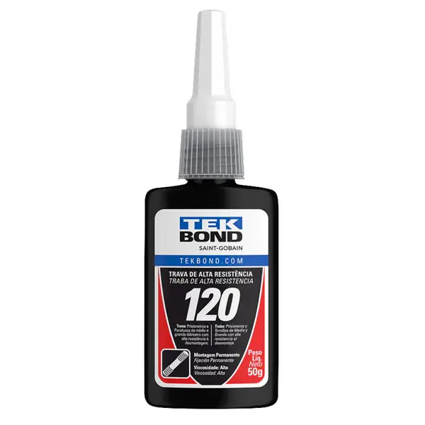 Adesivo trava paraf Tekbond 120/50G alto torque — fotografia 3