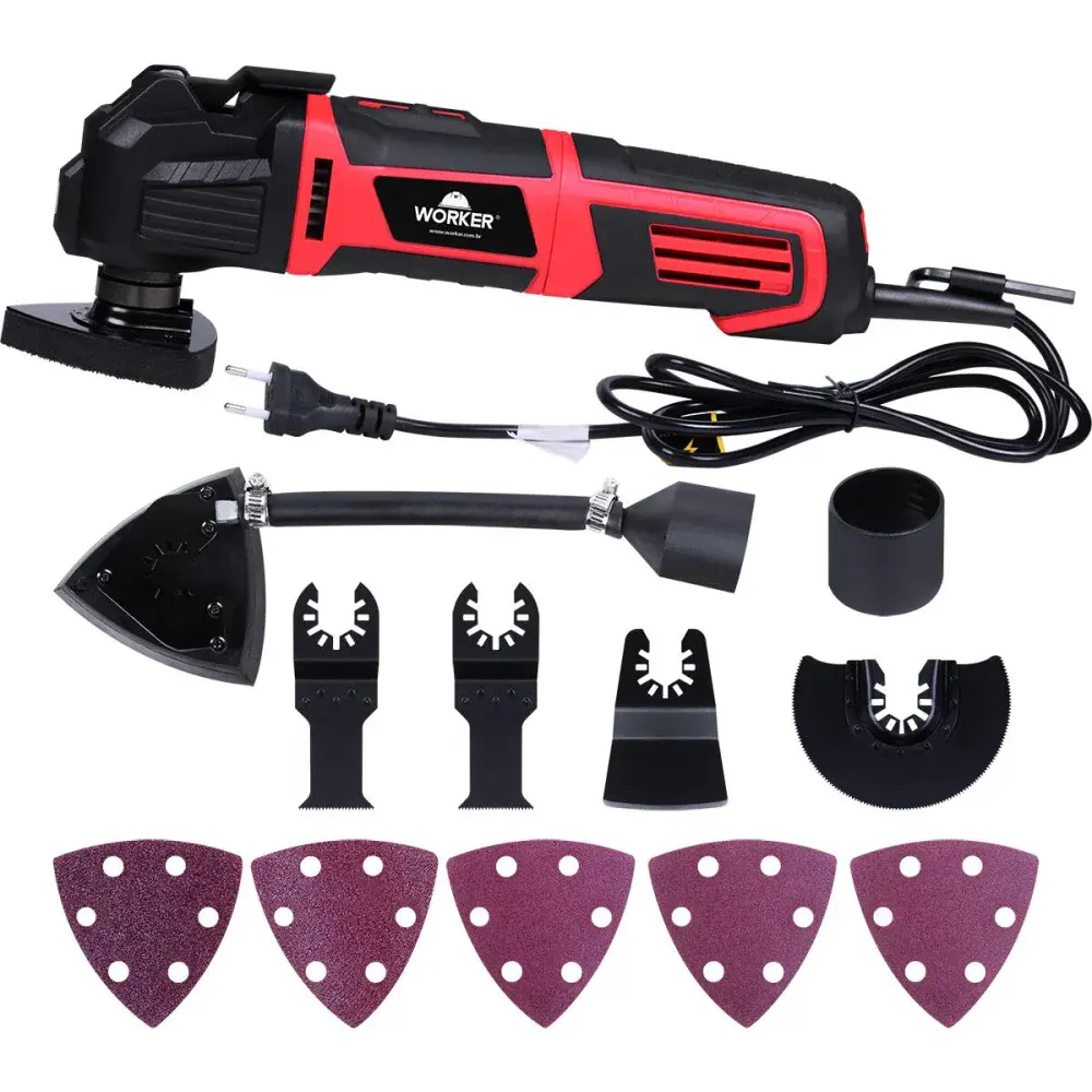 Lixadeira elétrica multifuncional 330W 21000OPM Worker