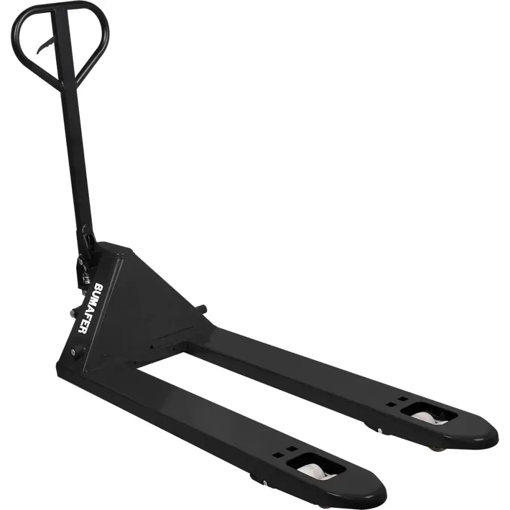 Paleteira manual hidráulica com roda dupla 2T 685MM Bumafer — fotografia 6