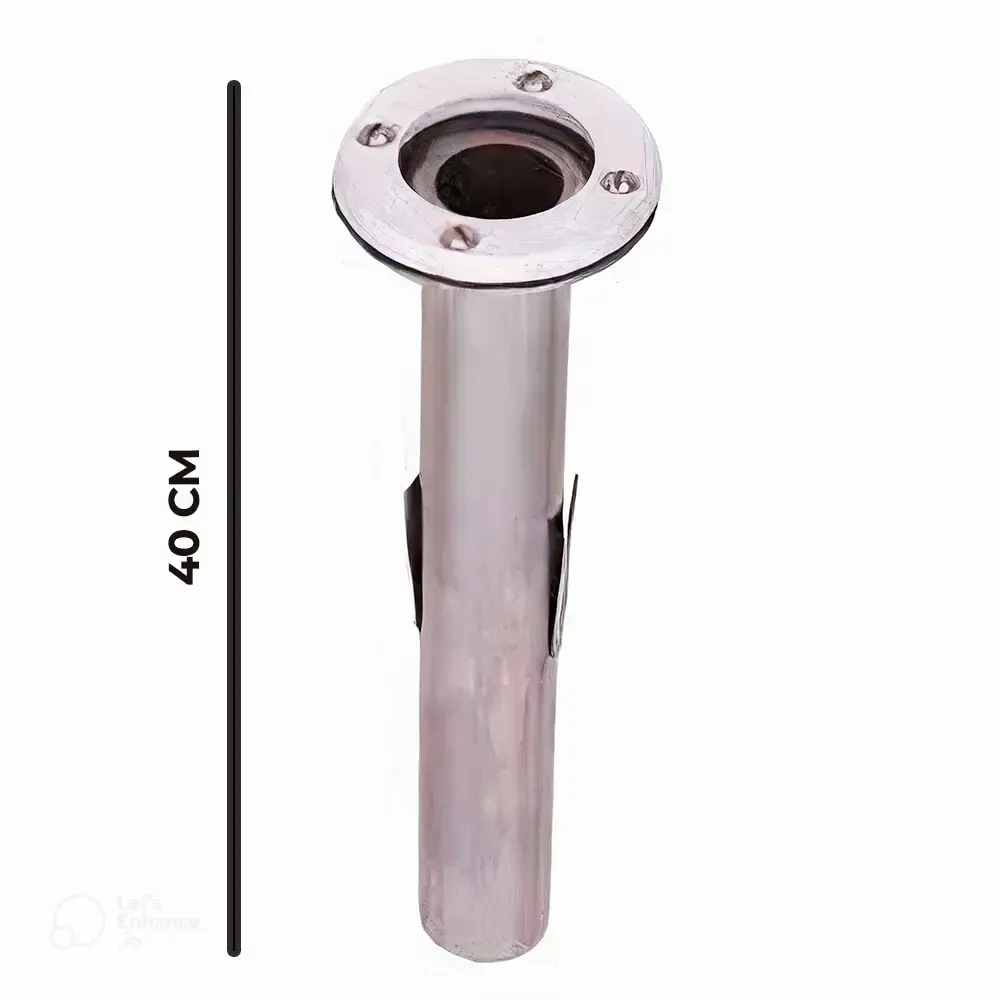 Chumbador inox para banco e mesa de piscina e bar molhado Evald — fotografia 3