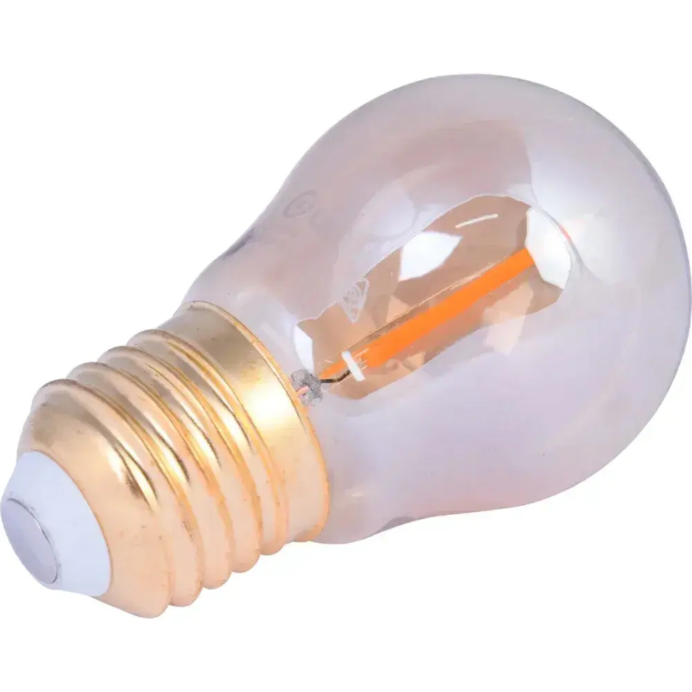 Lâmpada led filamento vintage globo G45 bivolt Liege — fotografia 9