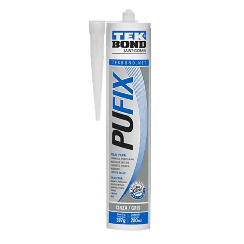 Selante PU 387 GR PU FIX cinza Tekbond — fotografia de referência
