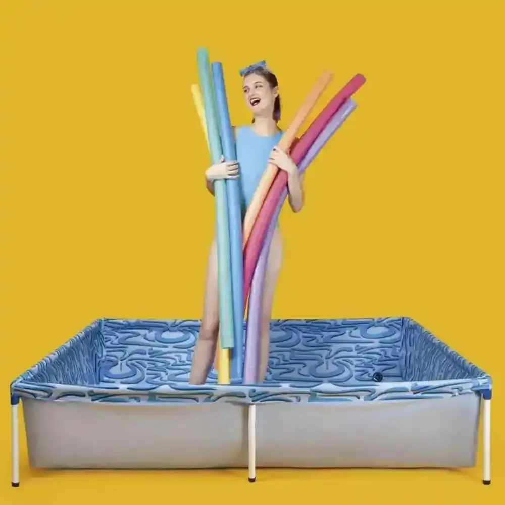 Piscina Retangular com Armação 1.000 Litros 189 x 126 x 42cm 1002 MOR — fotografia 5