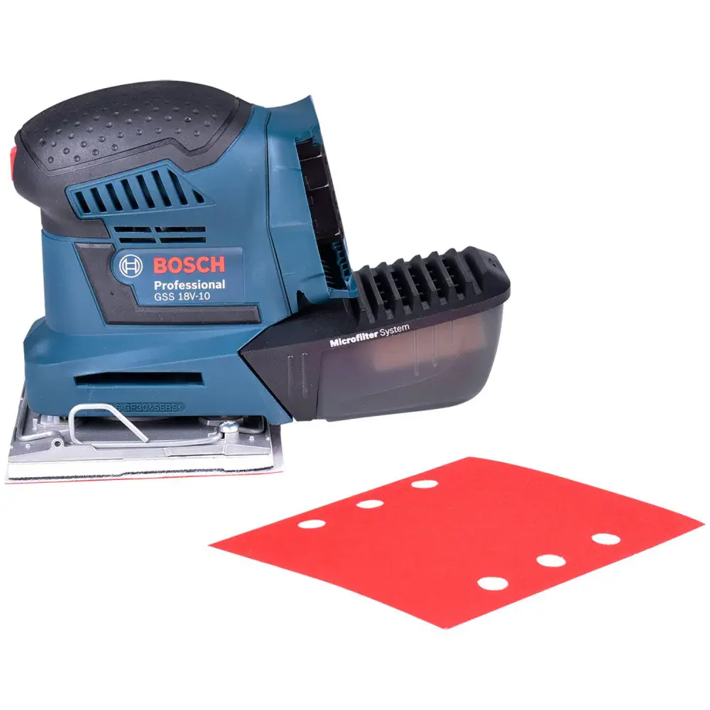 Lixadeira orbital a bateria gss 18V-10 professional Bosch — fotografia de referência
