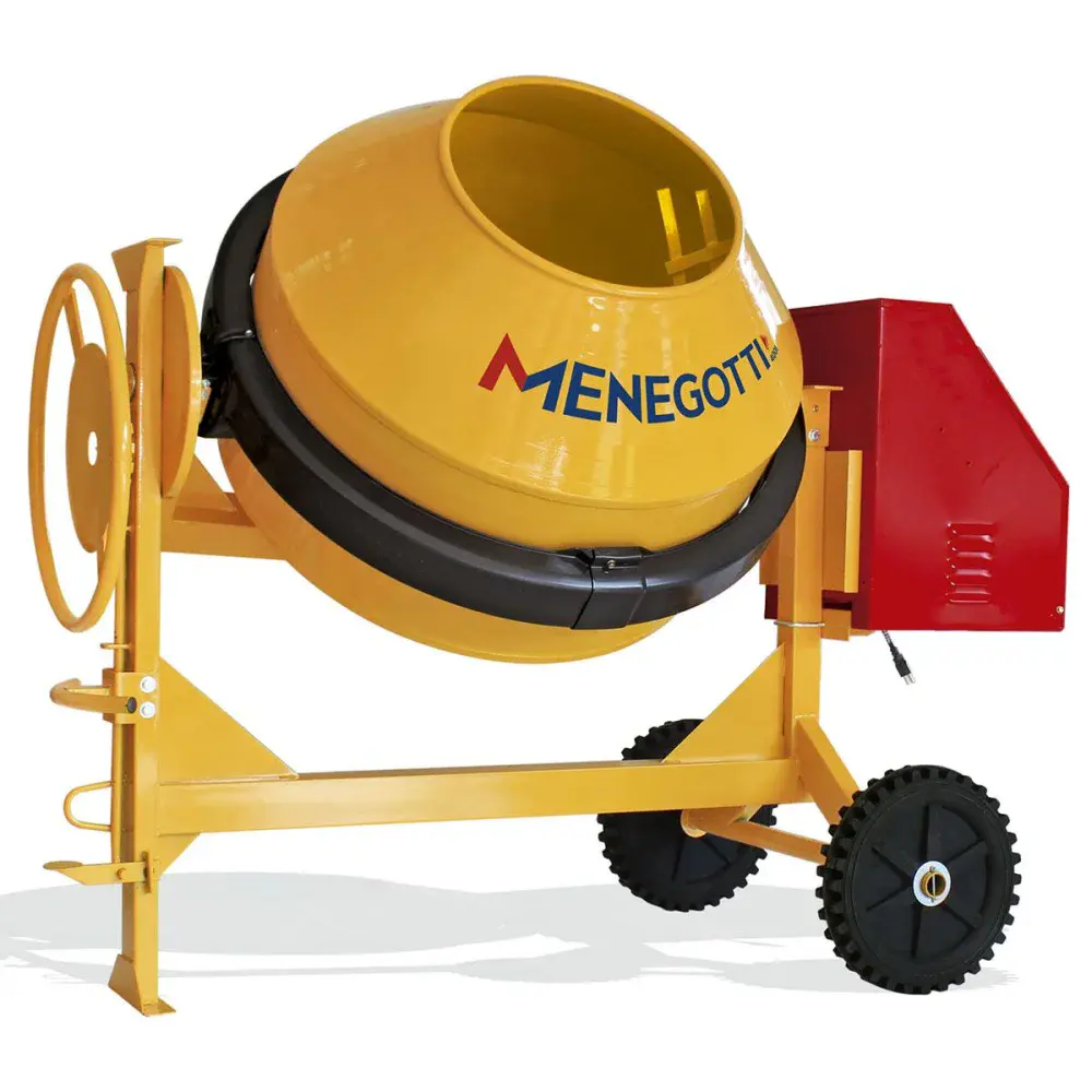Betoneira rental 400L com kit elétrico A-48 bivolt Menegotti — fotografia de referência