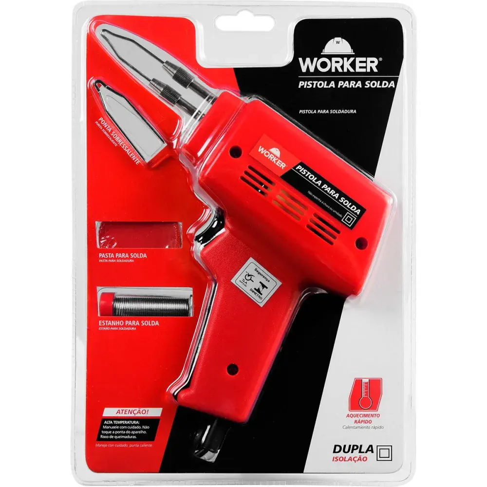Pistola de solda PSW100 50W Worker