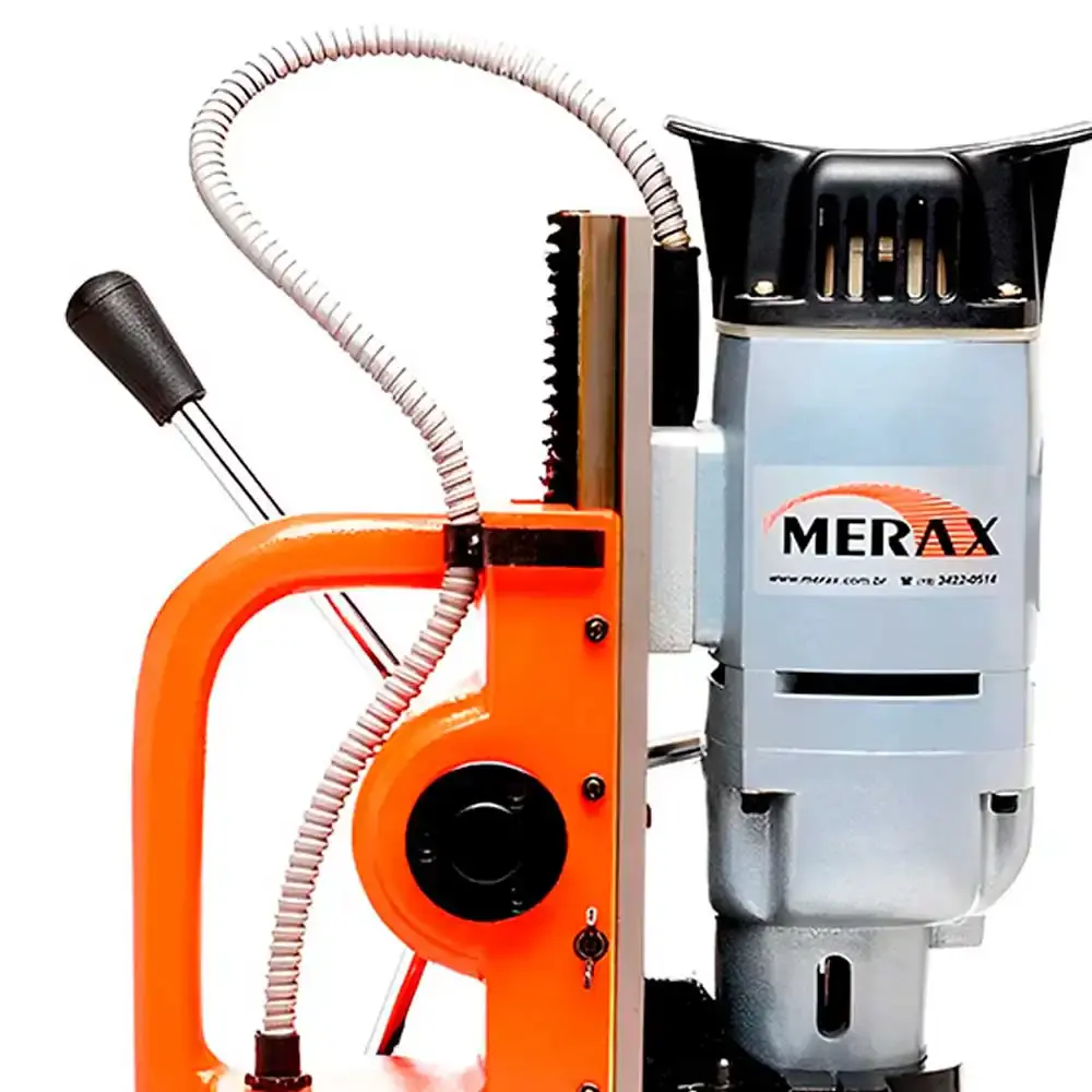 Furadeira de base magnética FE-45 1200W com acessórios FE4500B Merax 220 V — fotografia 2