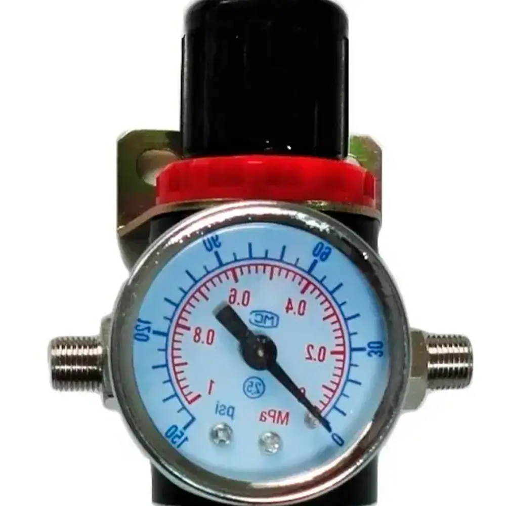 Filtro regulador de ar 1/4 POL com manômetro 3365 Bremen — fotografia 3