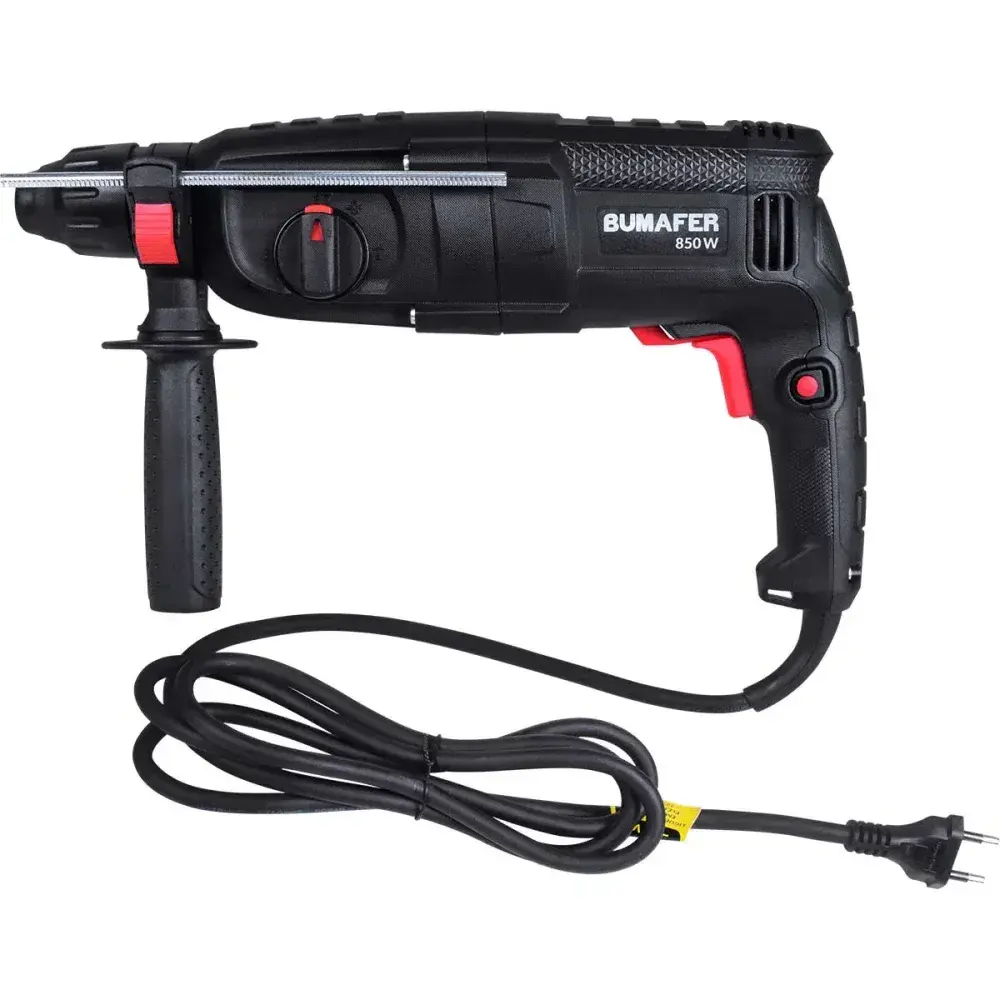Martelete perfurador e rompedor sds plus 850W Bumafer — fotografia 11