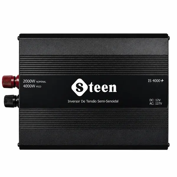 Inversor de tensão IS4000-3 semi senoidal 12V/127V - Steen