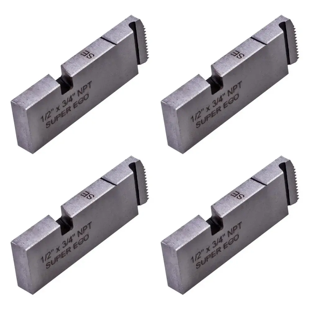 Kit cossinetes para rosqueadeira 1/2"-3/4" npt aço carbono linha super ego rothenberger — fotografia 10