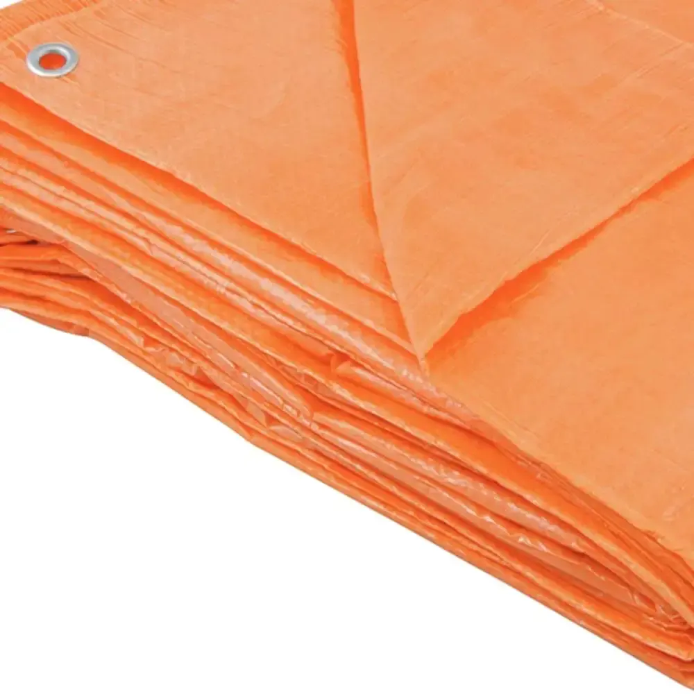 Lona 12 x 10 Metros 100 Micras Leve Laranja NOVE54 — fotografia 3