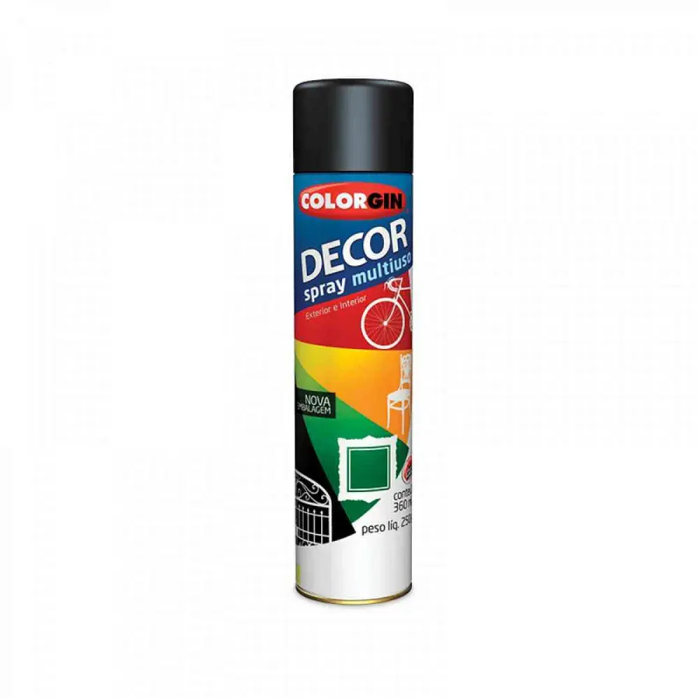 Tinta verniz spray decor uso geral para Colorgin — fotografia de referência