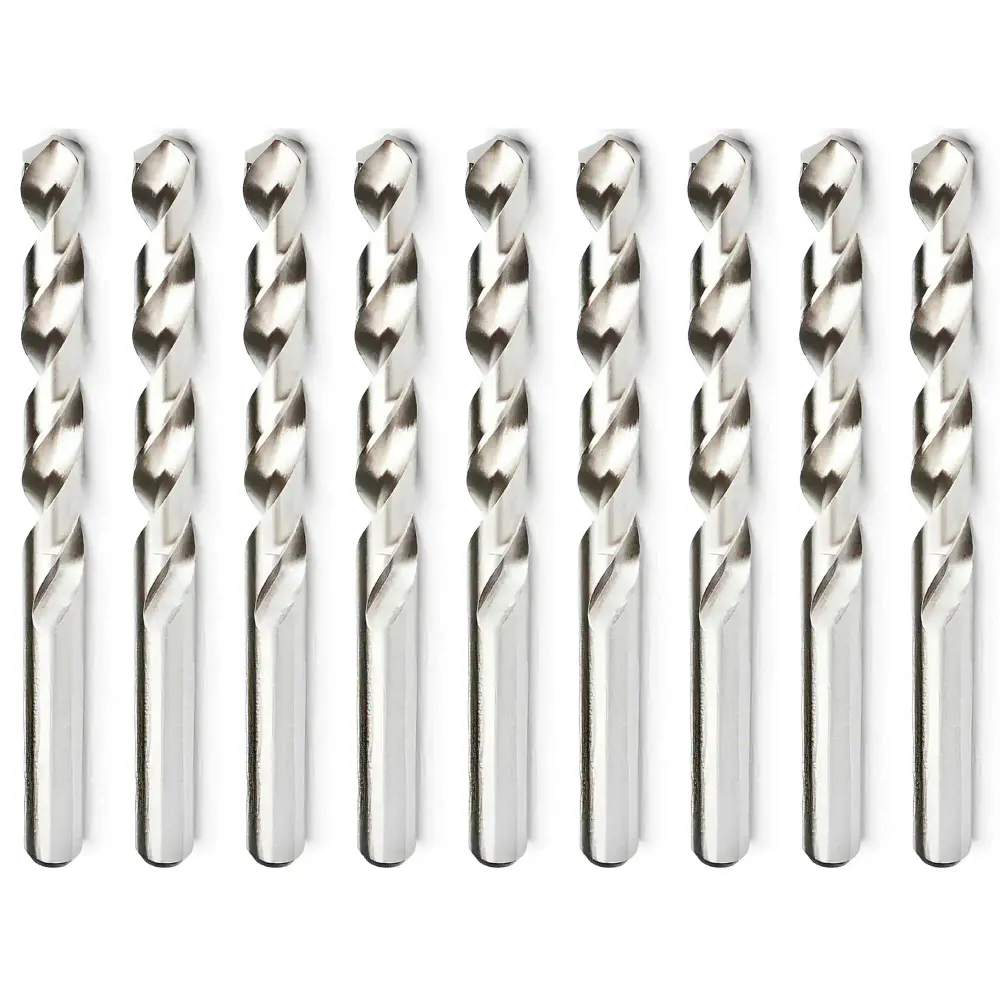 Broca aço rápido 9/64 POL com 10 unidades TB40229 Twill — fotografia de referência
