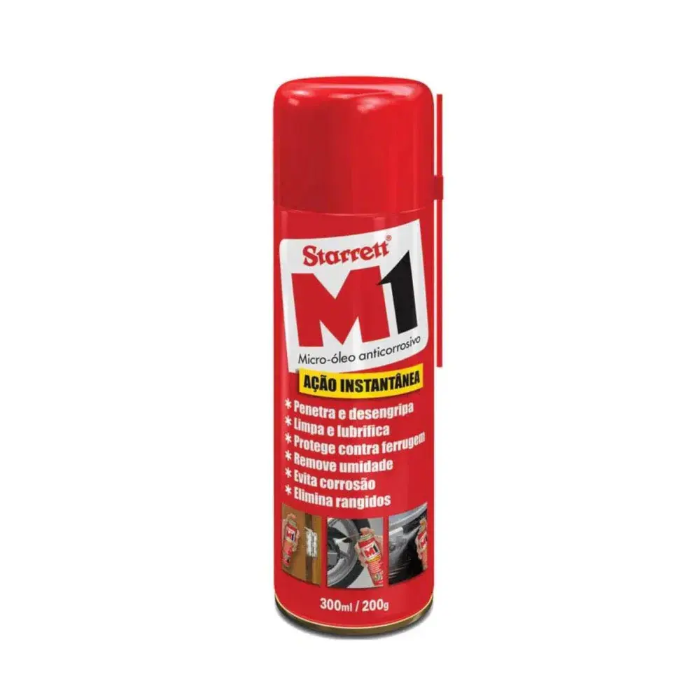 Micro óleo spray M1 anticorrosivo 300ML Starrett — fotografia de referência