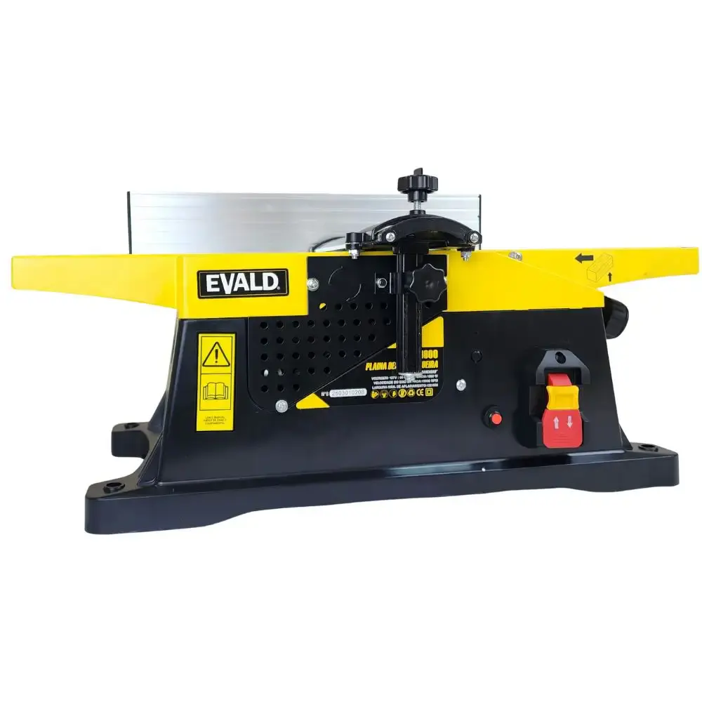 Plaina desempenadeira de bancada 6 POL 1800W EVPD-1800 Evald 220 V — fotografia 6