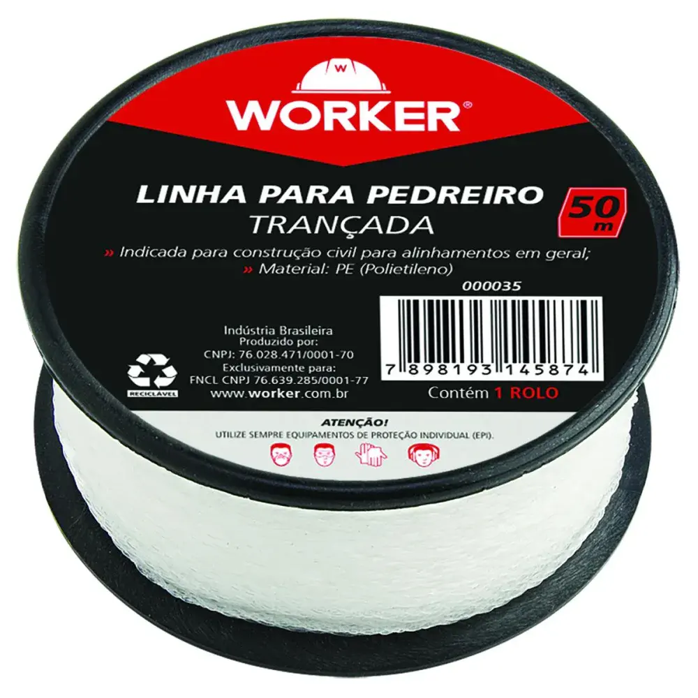 Linha para pedreiro trançada 50M Worker — fotografia de referência